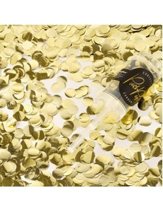 Confetis Push Pop Dourado